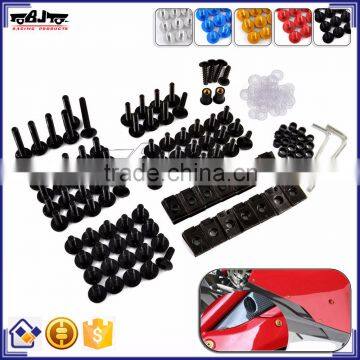 BJ-Screws-2005 Aftermarket Aluminium Sportbike Motorcycle Fairing Bolts Kit Fastener Clips Screw