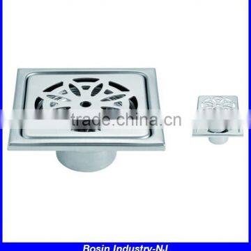 Stainless Steel With Round Design Cover Floor Drain Strainer Basket photo-3