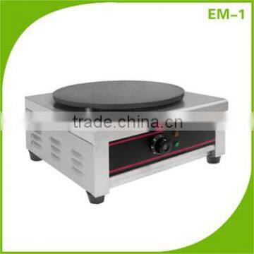 Commercial Single Head Electric Crepe Griddle/Roti Maker Supplier EM-1