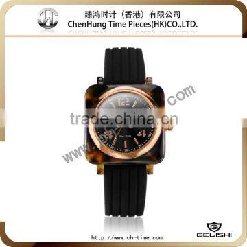 Color unisex excellent silicon jelly wristband watch