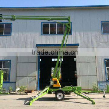 towable boom lift articulated mounted trailer boom lift platform