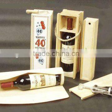 one bottle wine box