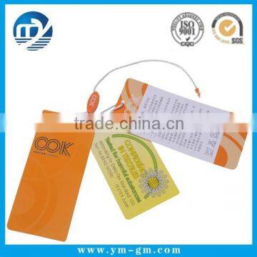 2015 OEM hang tags wholesale for garment