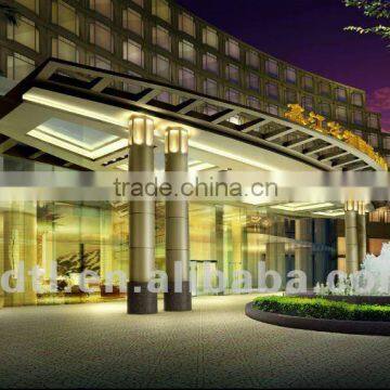 Steel structure space tube truss