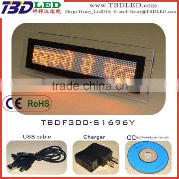LED Desk Message Board/led Crystal Box Message Sign/electronic Message Signs