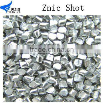 Blasting zinc shot, zinc grain