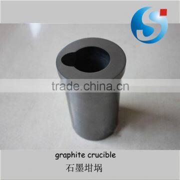 Graphite crucible for melting metal gold