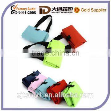 Cheap double handle fancy foldable recycled shopping bag manufacturer