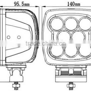 7inch 80w 6000k Ip67 Offroad Led Work Light photo-6