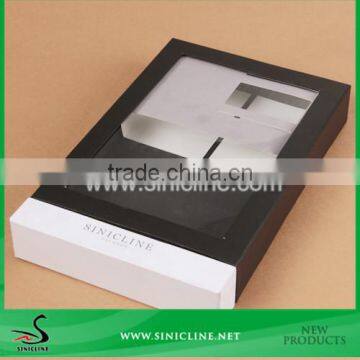 Sinicline Luxury Mens Tie Gift Box with Transparent Window for Gift