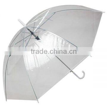 China OEM factory direct clear transparent plastic poe umbrella