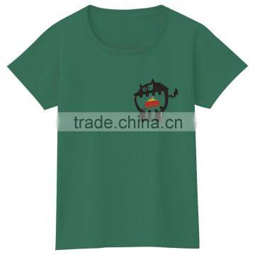 OEM Servece Cute Monster and Cake Heart Design for Girls Cotton Tshirt photo-6