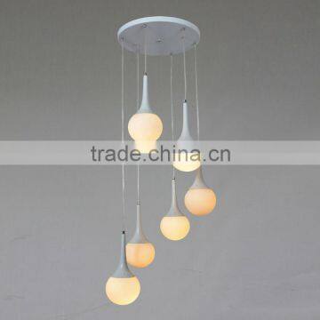 Modern Shape Dining Hall Pendant Light & Chandelier glass dining light