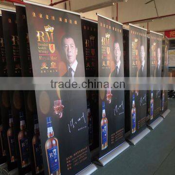 High Quality Display Scrolling Roll up Banner Stand for Exhibition Equipment