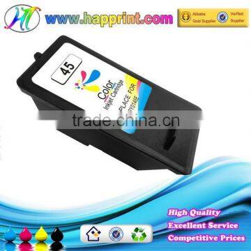 Factory price for Lexmark 45 ink cartridge with 100% pre-tested