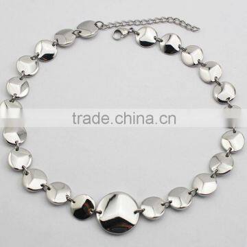 Stainless Steel Chains Choker Collar Necklace photo-5
