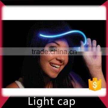 Unisex softtextile led cap and LED light up