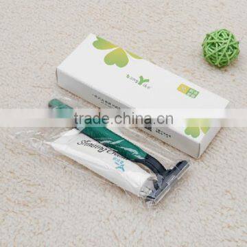 Best selling top grade three blades shaving kit for bathroom