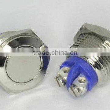 industrial waterproof pushbutton(anti-vandal stainless steel switch)