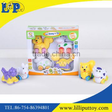 Cute children friction animal car toy