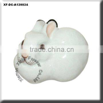 decorative ceramic rabbit decoration