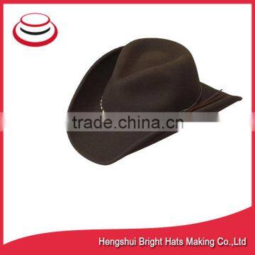 Plain Wool Felt Cowboy Hats for wholesale