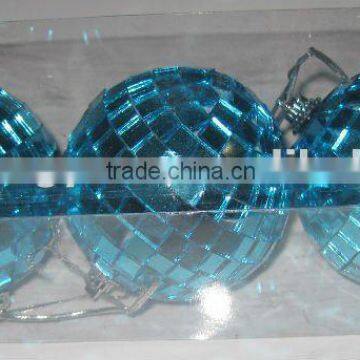 2015 Top Sale-Light Blue Christmas Mirror Ball