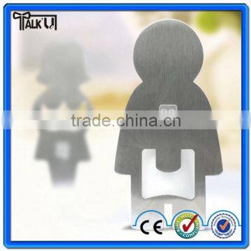 High quality convenient customized Girl & Boy Shaped bottle opener