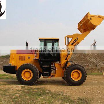 162kw compact wheel loader WOLF 5t wheel loader for sale