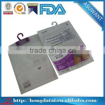 Custom Printed Heat Seal Top Plastic Bag With Hanger for Underwear Packaging Supplier's Choice photo-2