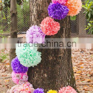 New Design Honeycomb Ball Wedding Party Decoration Paper Pom Poms