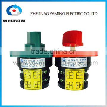 Changeover Rotary Cam Universal Switch HZ5-20/4 L03 Two Poles Electrical Low Current 20A Control Machine Silver Contacts photo-4