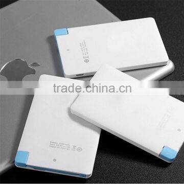 MINI Thin Built in Cable Power Bank With Custom Logo photo-2