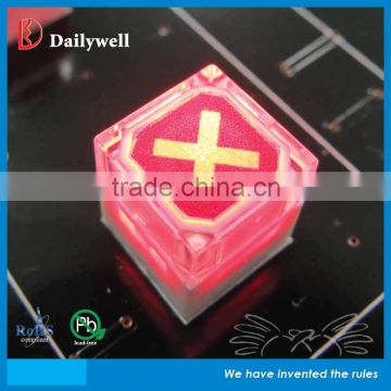 Single color LED light trctile switch with cap tact switch