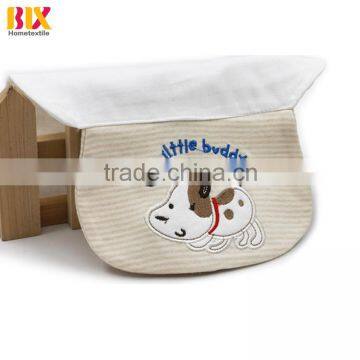 Hot Sale 100% Cotton Child Honeycomb Little Dog Embroidered Back Sweat Absorb Cloth Quality Choice photo-5