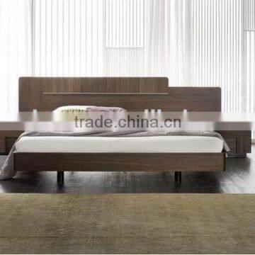 Furniture bedroom design walnut veneer