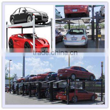 Portable 4 post auto vehicle parking lift