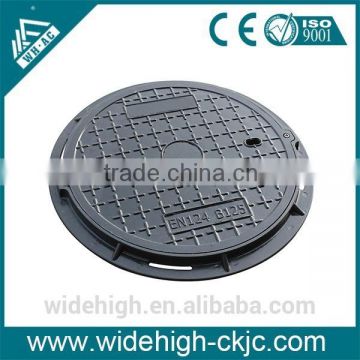 fiberglass reinforced plastic fuel station manhole cover with light, strong durable features