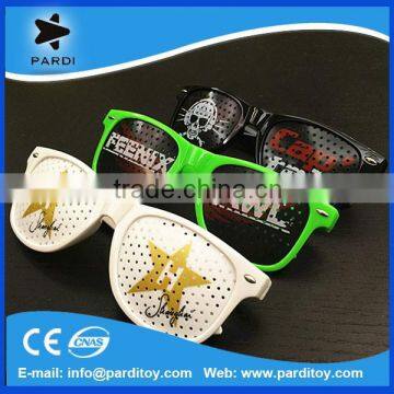 HOT Selling Printing Party promotional pinhole glasses