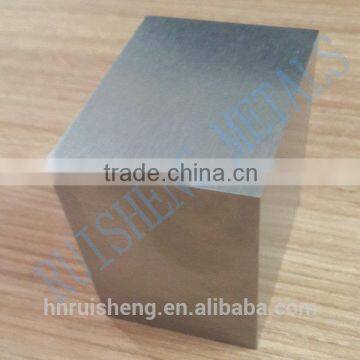 High Purity Ground Pure Tungsten Block Ingot Plate for Sale