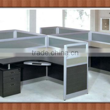 Modern design four seat office workstation HE-813