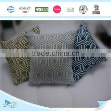 Latest Design Jacquard Canvas Polyester Filled Decorative Pillow