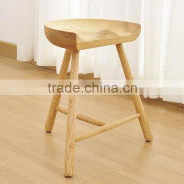 solid wood bar stool design bar chair NORDIC bar chair