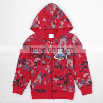 (A3410) Salmon 2-6Y Eco-friendly cotton products winter boys sports hoodies baby clothes wholesale price