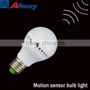 Promotional products 4w plastic LED bulb light motion sensor corridor passage universal