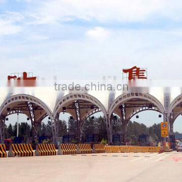 ETFE architecture tensile membrane structure petrol stations for rain shed