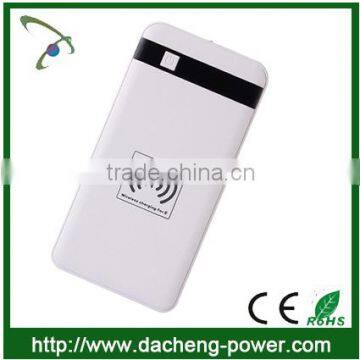 5000mah polymer cell wireless power bank charger power bank wireless with CE ROHS FCC