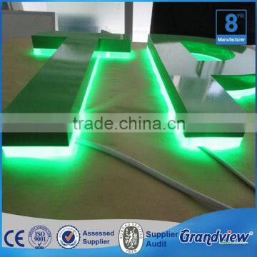 Customized illuminated logo shop front sign backlit channel letter