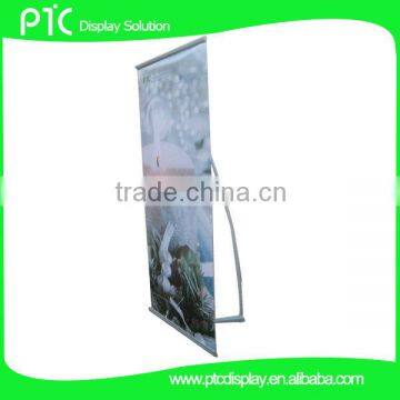 L shape graphic stand,l banner