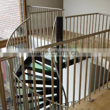 used spiral stairs centre pole spiral staircase with wood steps and stainlesss steel rod raling